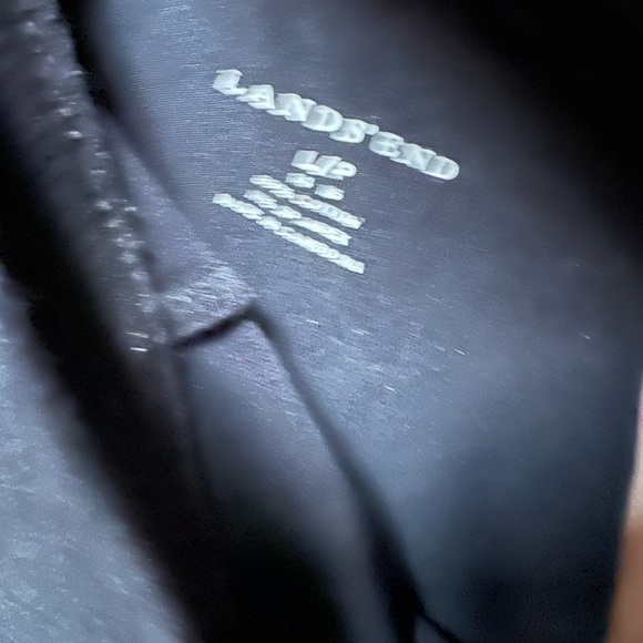 Land’s End Black Sport Yoga Pants -Size LP - Picture 3 of 4